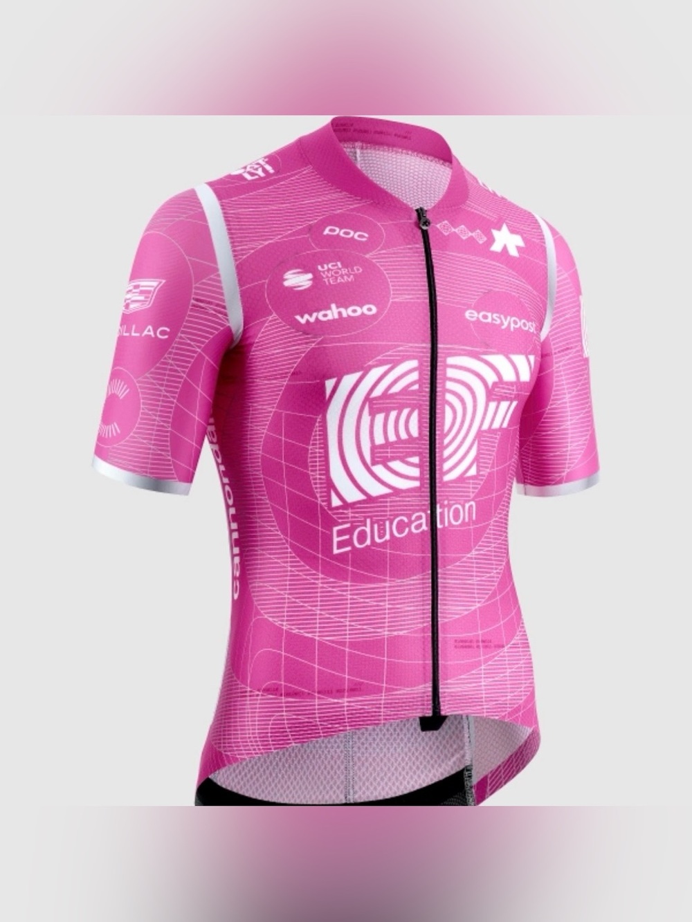 NEW Assos Men’s Mille GT S11 Evo x EF Education Cycling Jersey - Pink Medium - Picture 3 of 6